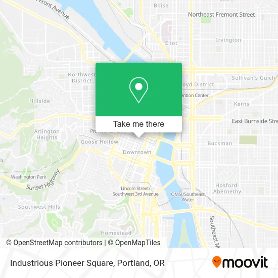 Industrious Pioneer Square map