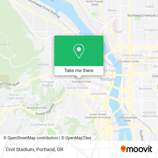 Civil Stadium map