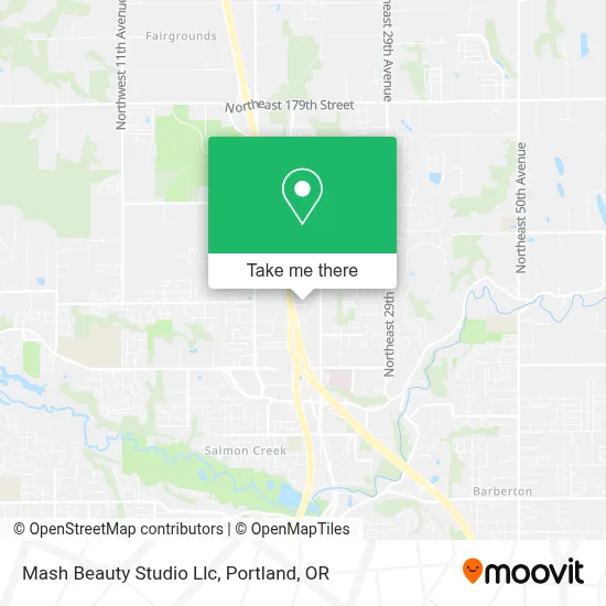 Mash Beauty Studio Llc map