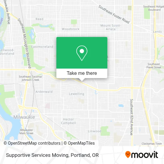 Supportive Services Moving map