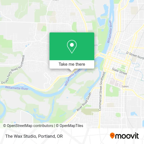 The Wax Studio map