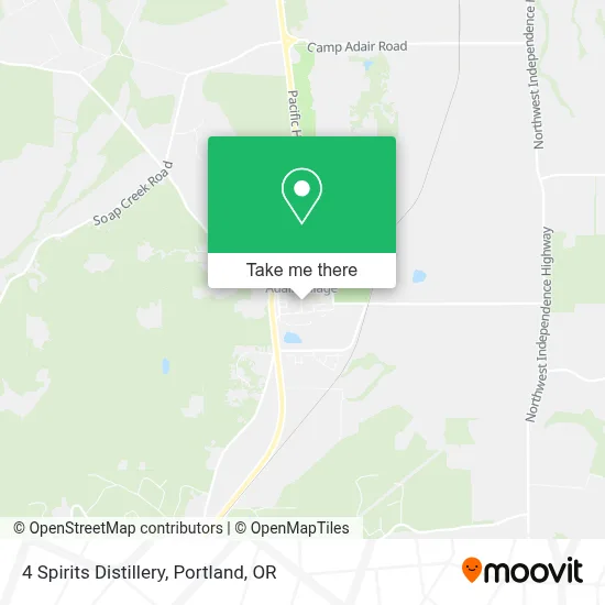 4 Spirits Distillery map