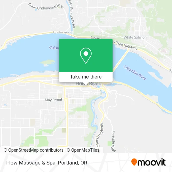 Flow Massage & Spa map