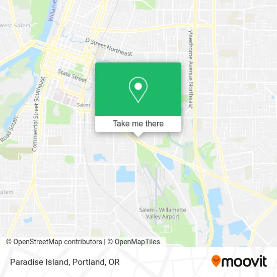 Paradise Island map
