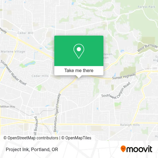 Project Ink map