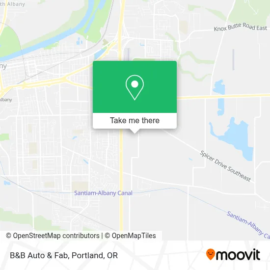 B&B Auto & Fab map