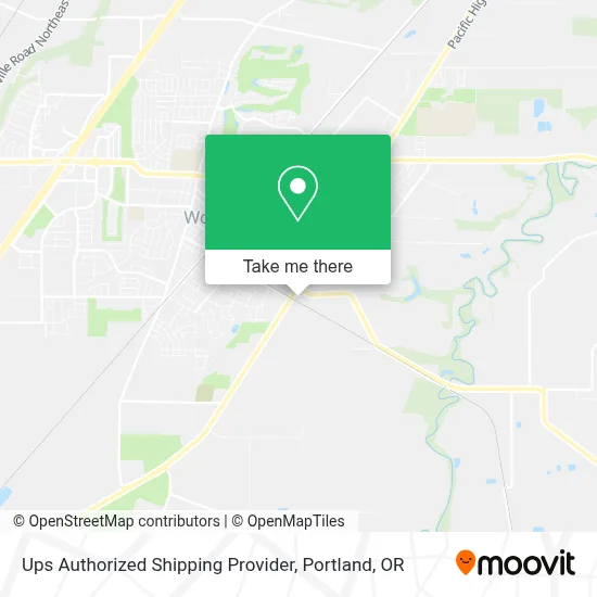 Ups Authorized Shipping Provider map