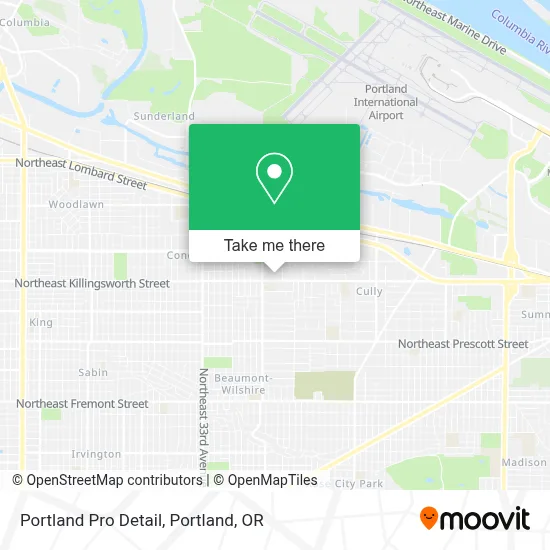 Portland Pro Detail map