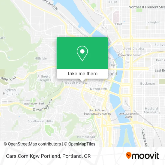 Cars.Com Kgw Portland map
