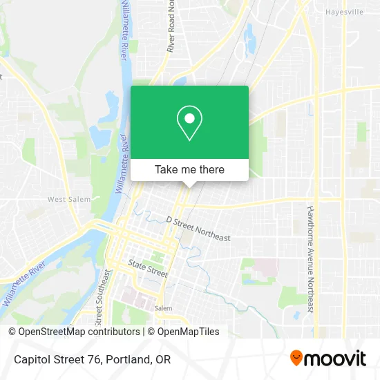 Capitol Street 76 map