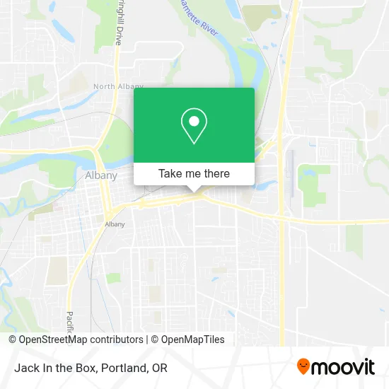Jack In the Box map