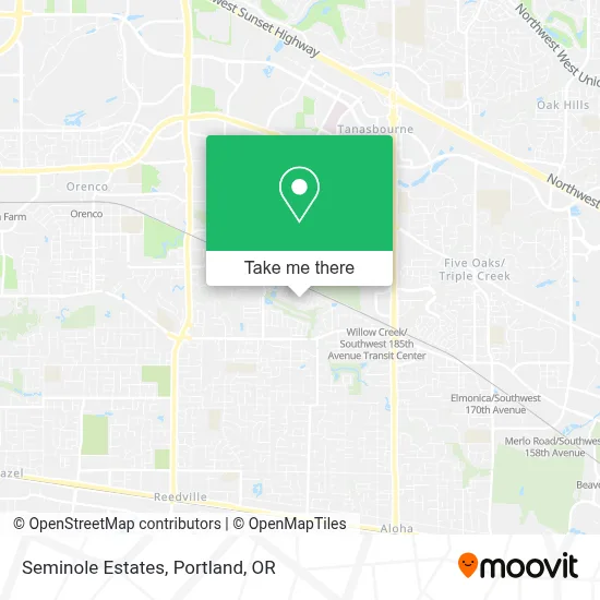 Seminole Estates map