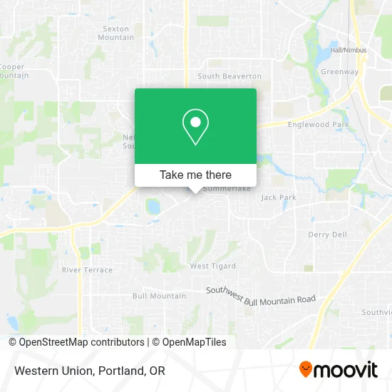 Western Union map