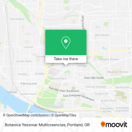 Botanica Yessmar Multicreencias map