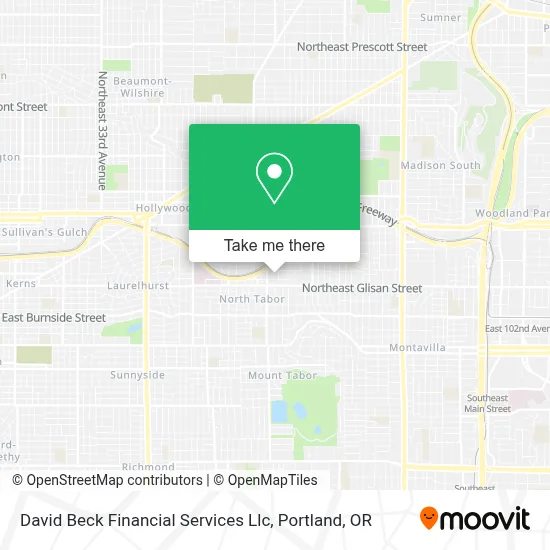 David Beck Financial Services Llc map