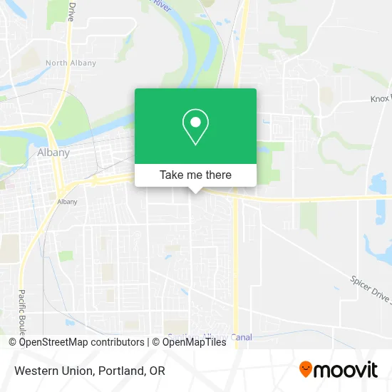 Western Union map