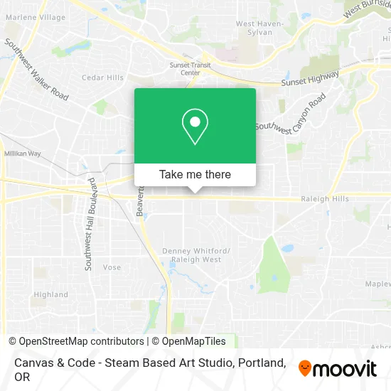 Canvas & Code - Steam Based Art Studio map