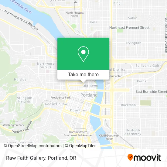 Raw Faith Gallery map