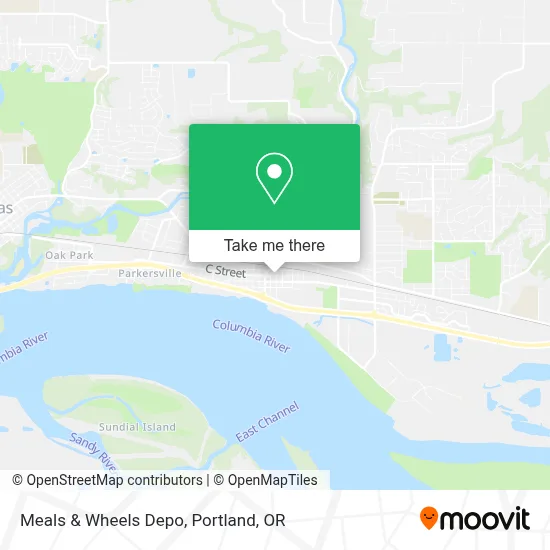 Meals & Wheels Depo map