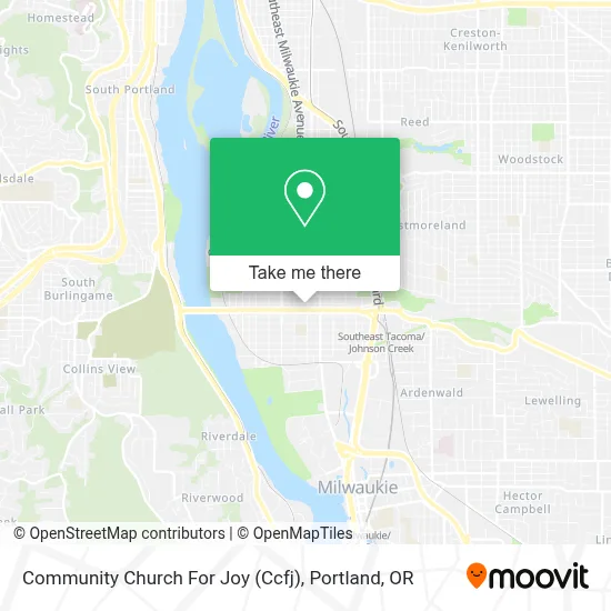 Community Church For Joy (Ccfj) map