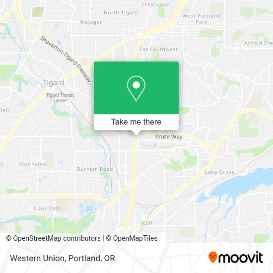 Western Union map