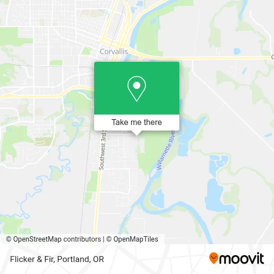 Flicker & Fir map