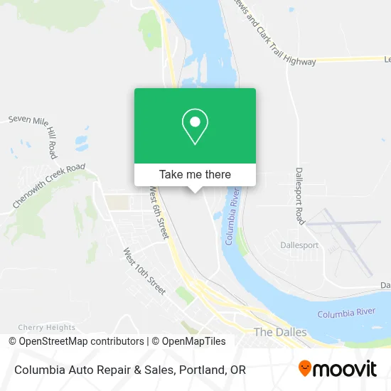 Columbia Auto Repair & Sales map