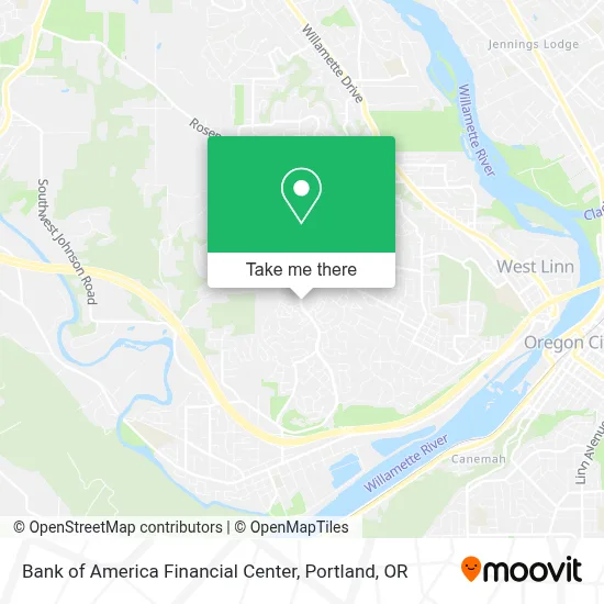Bank of America Financial Center map