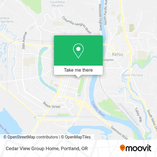 Cedar View Group Home map
