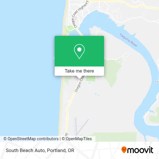 South Beach Auto map