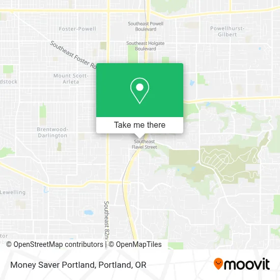 Money Saver Portland map