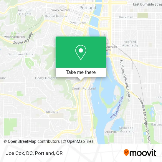 Joe Cox, DC map