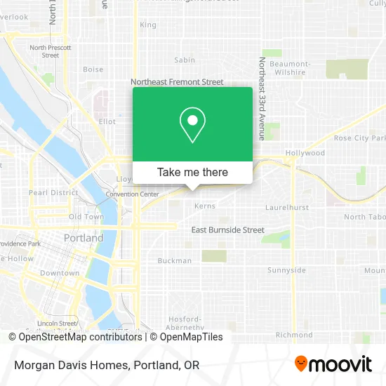 Morgan Davis Homes map