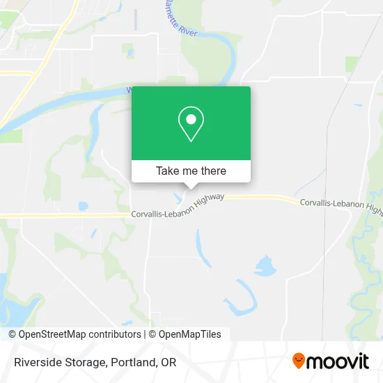 Riverside Storage map
