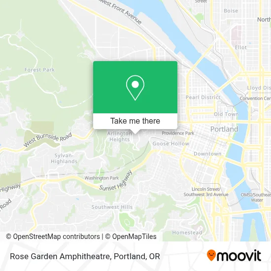 Rose Garden Amphitheatre map