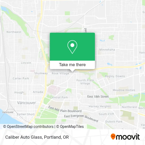 Caliber Auto Glass map