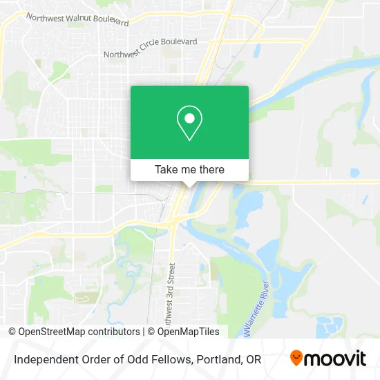 Independent Order of Odd Fellows map