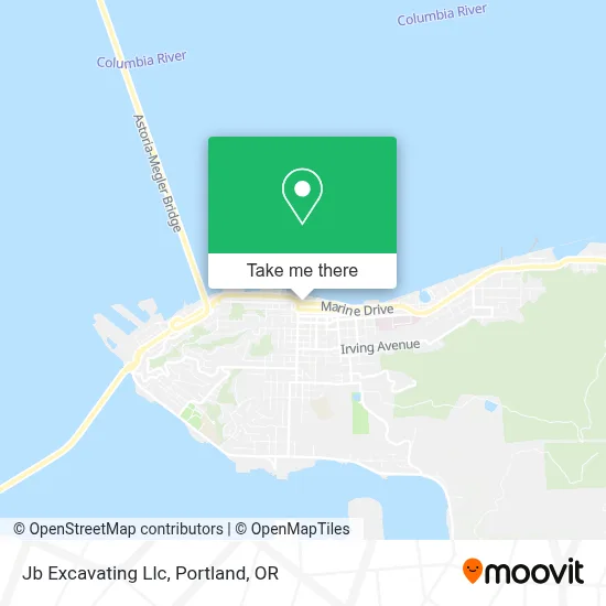 Jb Excavating Llc map