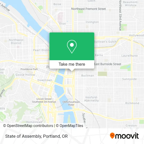 State of Assembly map