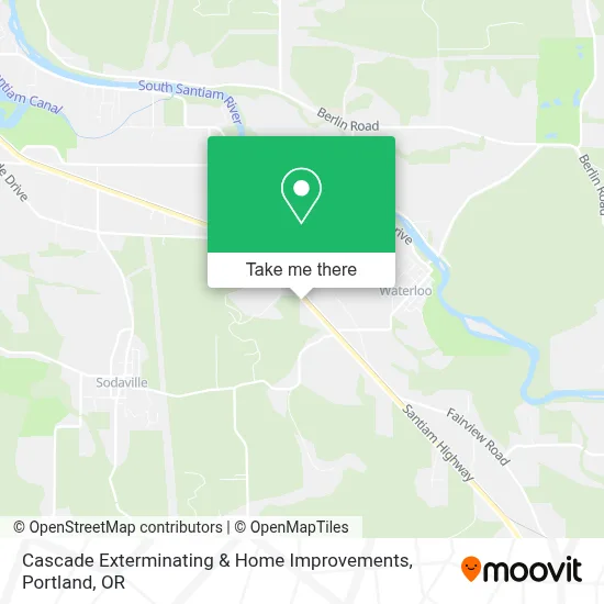 Cascade Exterminating & Home Improvements map