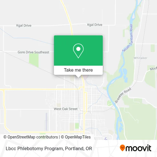Lbcc Phlebotomy Program map