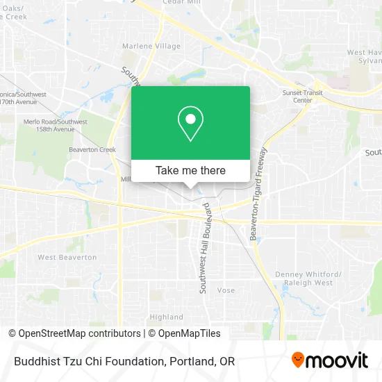 Buddhist Tzu Chi Foundation map