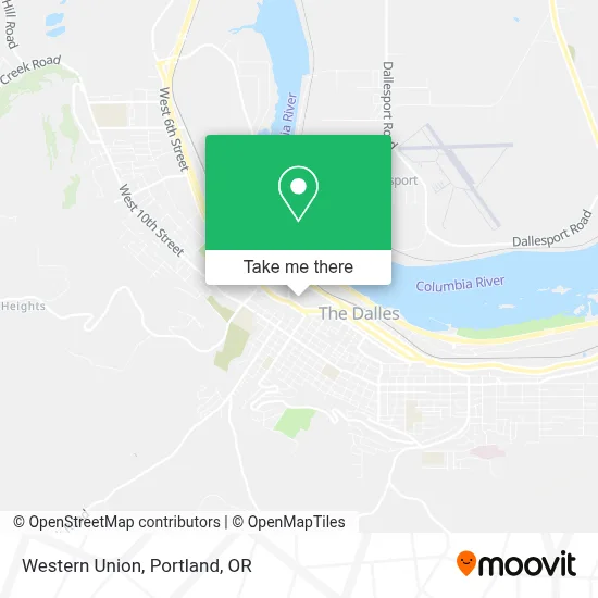 Western Union map