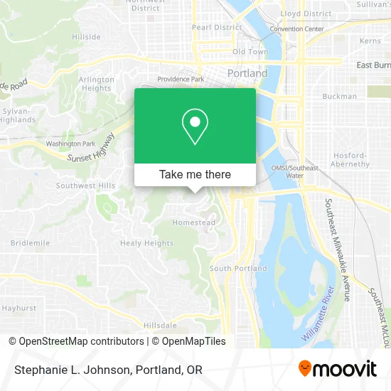 Stephanie L. Johnson map