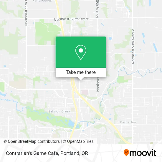 Contrarian's Game Cafe map
