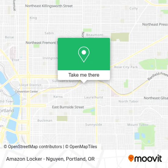 Amazon Locker - Nguyen map