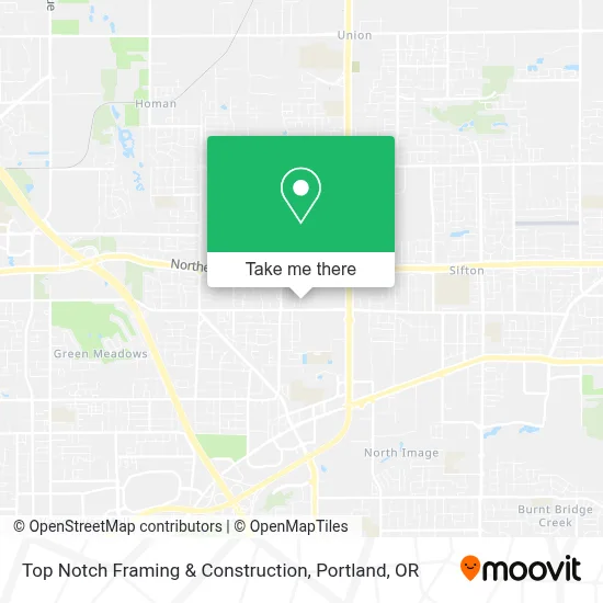 Top Notch Framing & Construction map