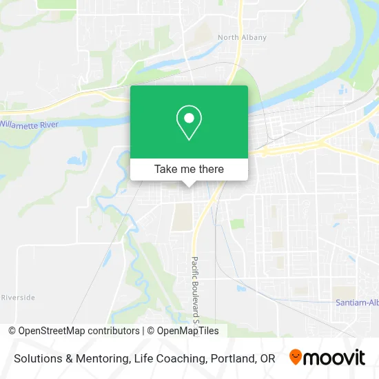 Solutions & Mentoring, Life Coaching map