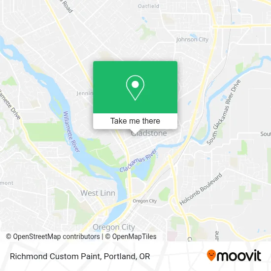 Richmond Custom Paint map