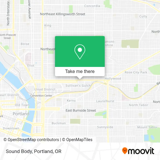 Sound Body map